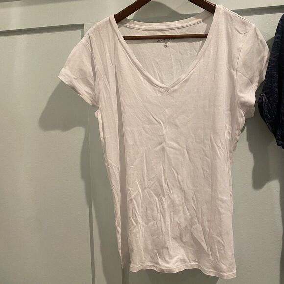 Bundle of Two Tops Women’s XL White Blue‎ Liz Claiborne Casual Capsule Classics - Picture 5 of 15